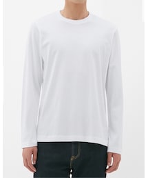 GU | クルーネックT(長袖) メンズ(Tシャツ/カットソー)