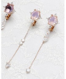 moca tokyo | ネネオパールアシメチェーン(ピアス（両耳用）)