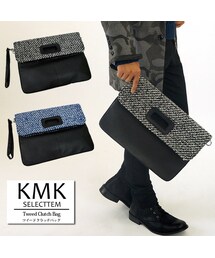 KINGLYMASK | ツイード 4Way PU クラッチ トート ショルダー バッグ

(クラッチバッグ)