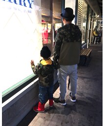 パパと迷彩コーデ🎩✨ | その他