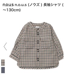 n.o.u.s | シャツ/ブラウス