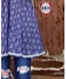 古着ロングスカートをホルターネックワンピにリメイク | ワンピース