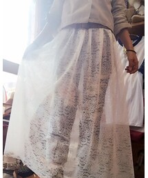 flowリメイク | リメイクレーススカート(スカート)