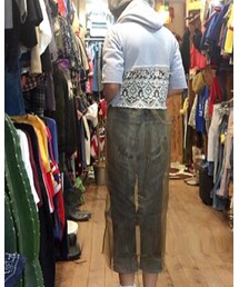 flowリメイク | バックスタイル レース✖︎オーガンジー(パーカー)