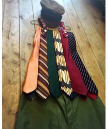 usedリメイクネクタイ FLOW | usネクタイリメイクtop(トップス)
