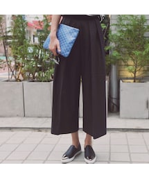 11AM | タック入りリネンワイドパンツ(その他パンツ)