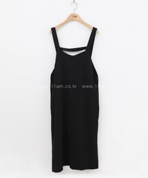 11AM | マキシ丈サロペットスカート(ワンピース)