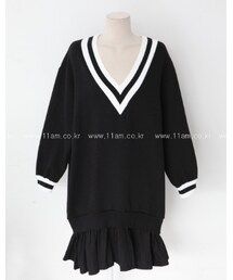 チルデン風Vネックワンピース(ワンピース)