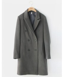 マニッシュダブルコート(ステンカラーコート)