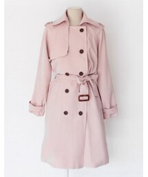 ピンクトレンチコート(トレンチコート)