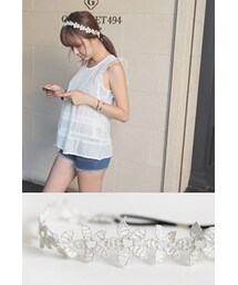 フラワーパターンヘアバンド(ヘアバンド)