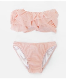 フリルチューブトップビキニ(水着)