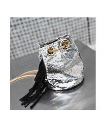 スパンコール巾着型ショルダーバッグ(ショルダーバッグ)