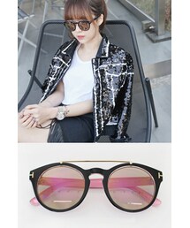 ラウンドフレームサングラス(サングラス)