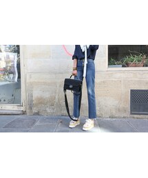 半ハイウエストストレートデニムパンツ(デニムパンツ)