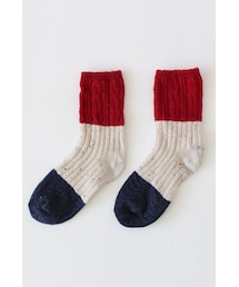 カラーブロックミドルソックス(ソックス/靴下)