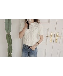 ツイストボリュームニット(ニット/セーター)