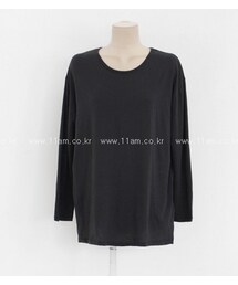 ルーズフィットベーシック長袖Tシャツ(Tシャツ/カットソー)