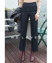 起毛ハイウエストワイドパンツ(その他パンツ)