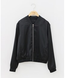 スパンコールポイントベーシックブルゾン(ブルゾン)