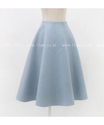 ウールAラインロングスカート(スカート)