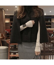 ポンチョスタイルミニケープ(ポンチョ)