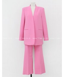 シンプルジャケット&スラックスSET(セットアップ)