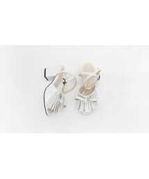 タッセル付きアンクルストラップサンダル(サンダル)