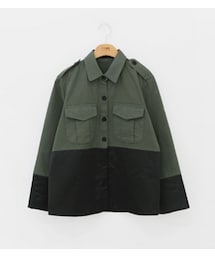 11AM | カラー配色ジャケット(ミリタリージャケット)