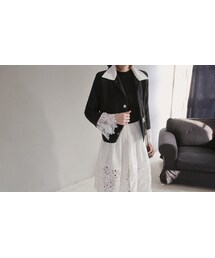 11AM | レースカフス配色ポイントジャケット(その他アウター)