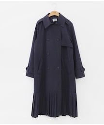11AM | 裾プリーツトレンチコート(トレンチコート)