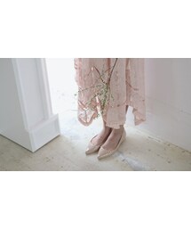 11AM | フェミニンスタッズ付きフラットシューズ(パンプス)