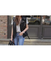 11AM | シックレザーベスト(ベスト)