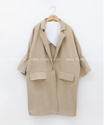 11AM | 袖フリルポイントシンプルジャケット(その他アウター)