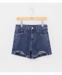 11AM | クラッシュデニムショートパンツ(デニムパンツ)