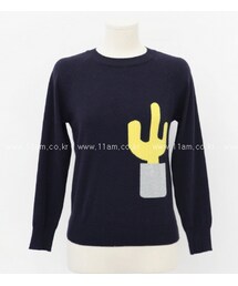 11AM | サボテンモチーフニットソー(ニット/セーター)