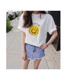 11AM | ワイルドスマイルプリントTシャツ(Tシャツ/カットソー)