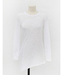 11AM | アシメヘムスラブTシャツ(Tシャツ/カットソー)