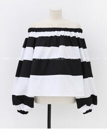 11AM | ギャザーシャーリングオフショルダー(シャツ/ブラウス)