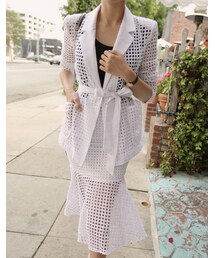 11AM | メッシュジャケット&スカートセット(セットアップ)