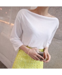 11AM | ベーシックボートネックTシャツ(Tシャツ/カットソー)