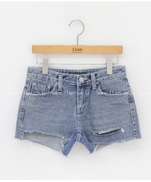 11AM | ヴィンテージムードデニムショートパンツ(デニムパンツ)