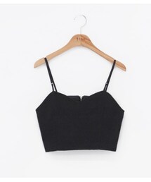 11AM | シンプルショートビスチェ(チューブトップ)