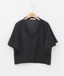 11AM | ラッフルスリーブシンプルブラウス(シャツ/ブラウス)