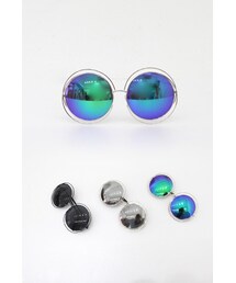 11AM | ラウンドフレームミラーサングラス(サングラス)