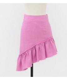 11AM | アシメフリルリネンスカート(スカート)