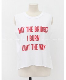 11AM | レタリングプリントバックスリットTシャツ(Tシャツ/カットソー)