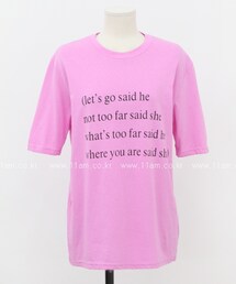 11AM | レタリングポイントTシャツ(Tシャツ/カットソー)