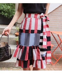 11AM | 大胆パターンマーメイドスカート(スカート)