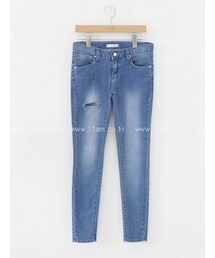 11AM | ウォッシュカットデニムスキニー(デニムパンツ)